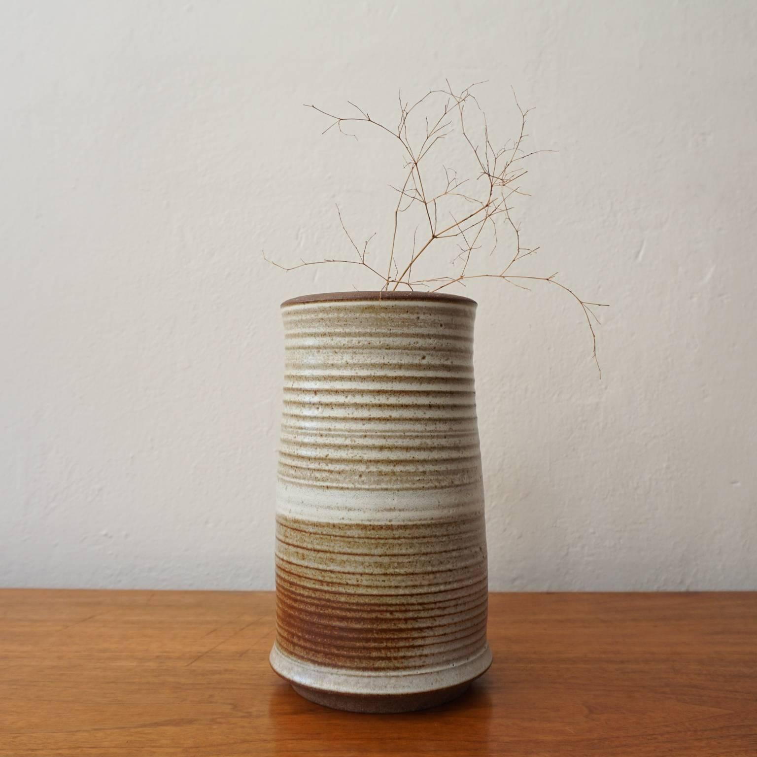 Mid-Century Modern 1960s Ceramic Vase by Dora de Larios