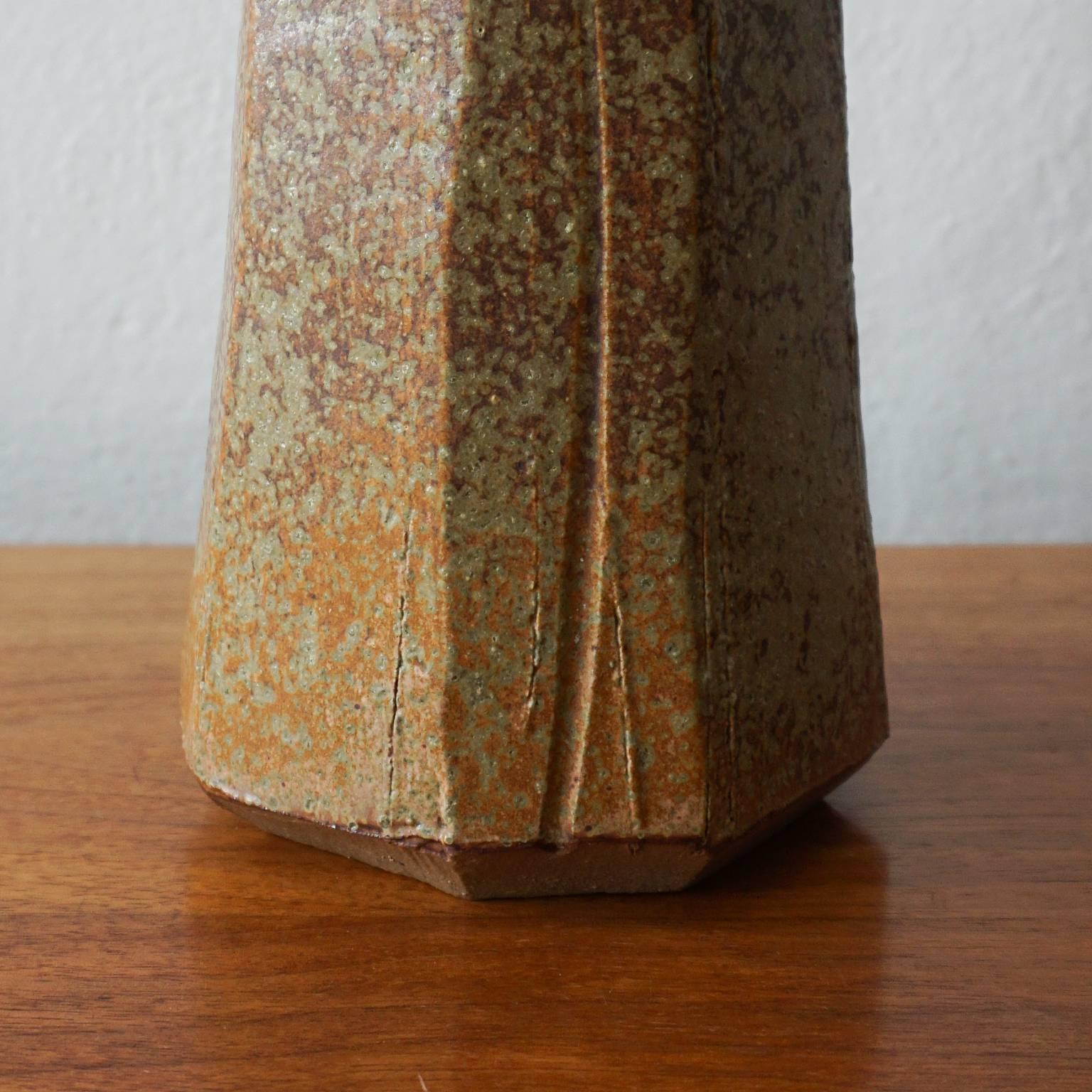 1960s Tom McMillin Ceramic Mesa Vase In Excellent Condition In San Diego, CA