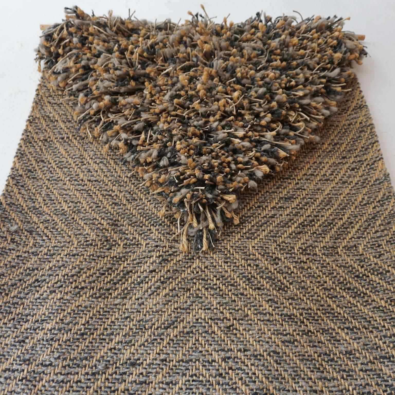 American Handwoven Fiber Sculpture Tapestry by Eve Rabinowe, 1970s For Sale