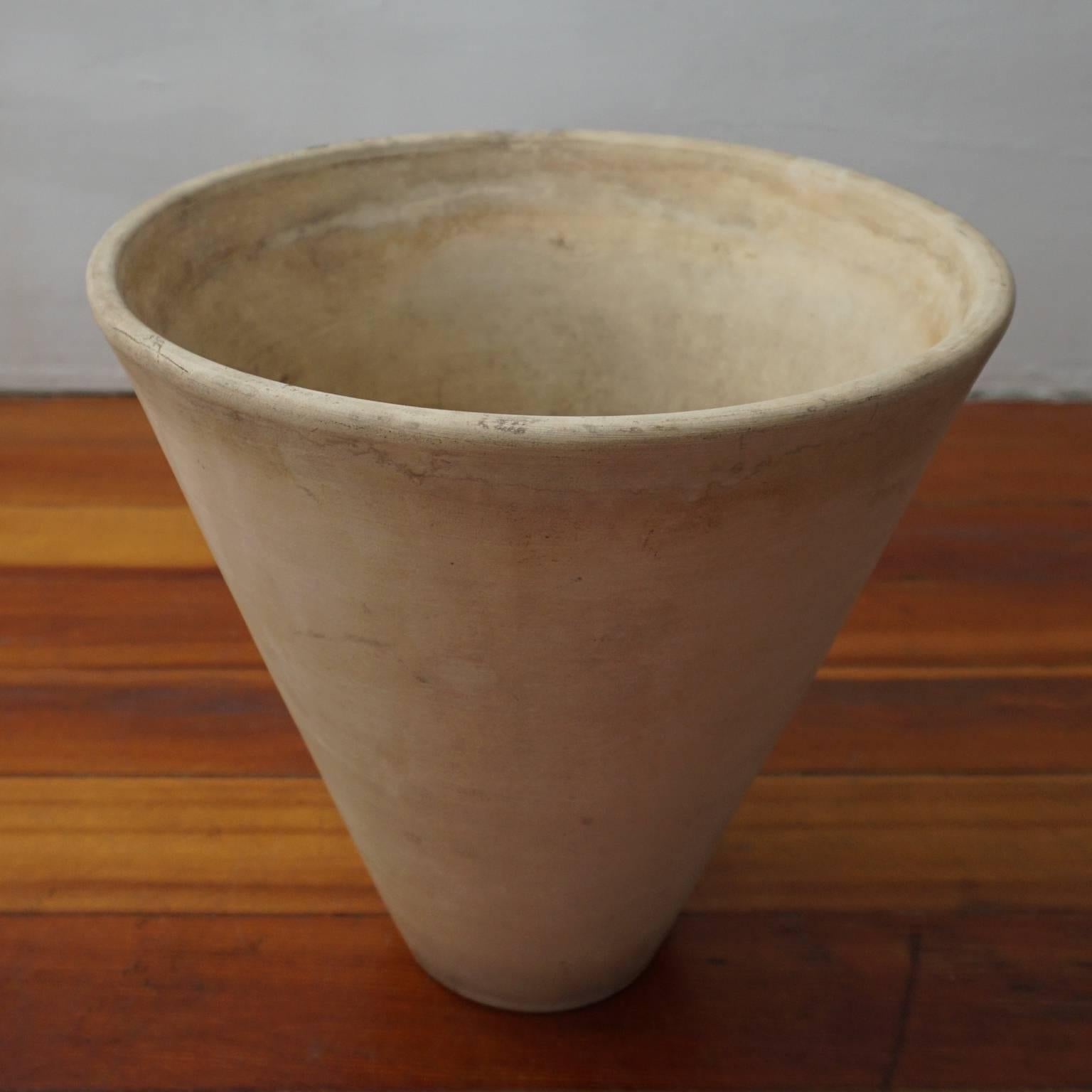 La Gardo Tackett for Architectural Pottery Cone Planter with Wood Stand 2