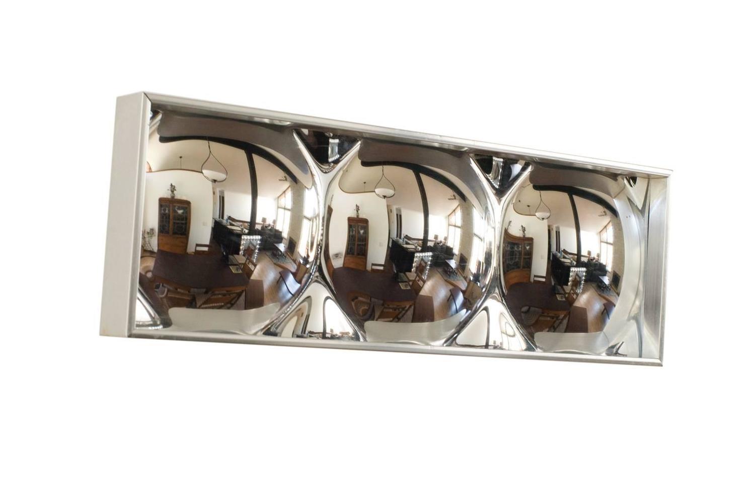 Turner Manufacturing Company Mirror Vintage Gold Large Iconic Pop Art Turner Bubble Mirrors At 1stdibs