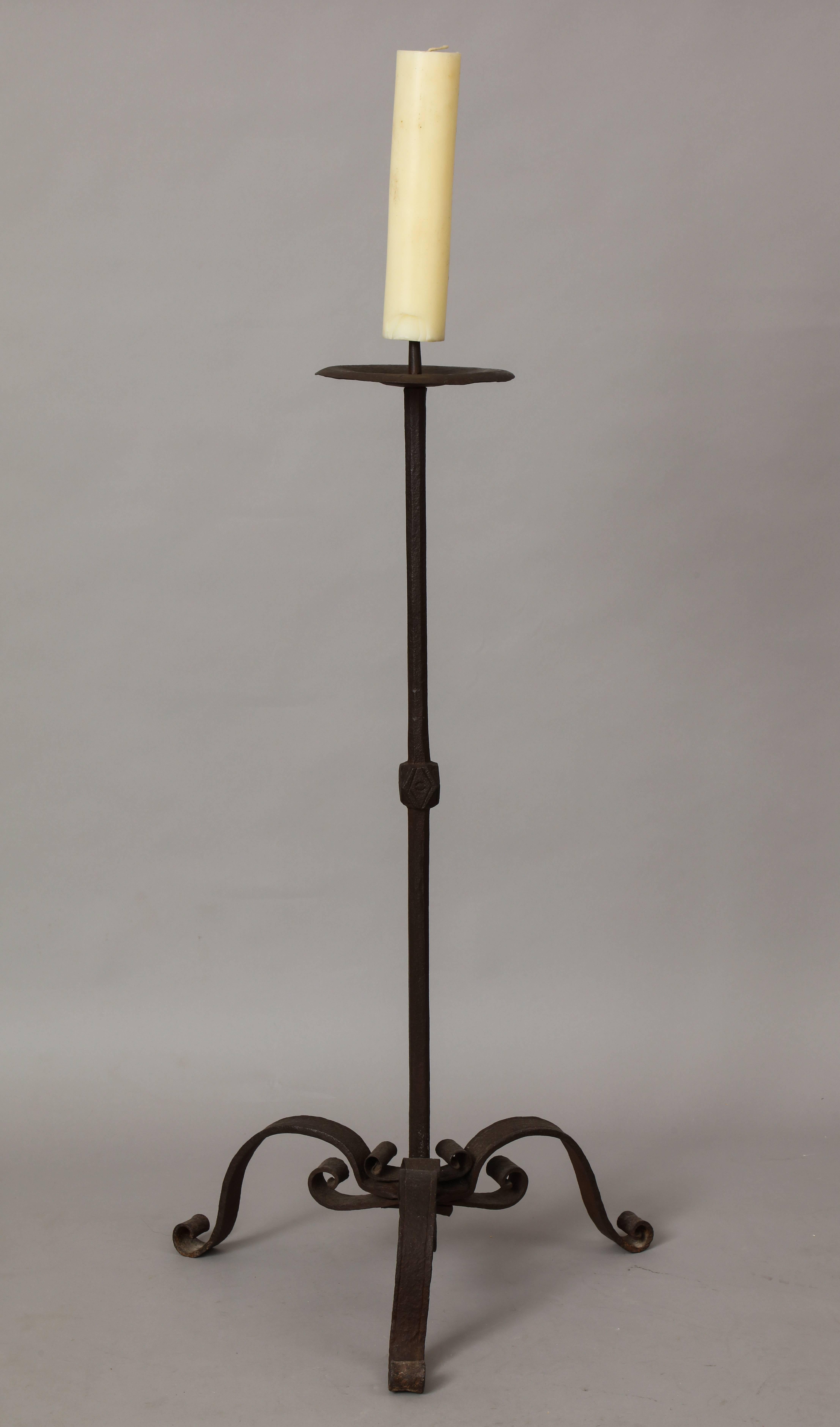 italian iron candelabra