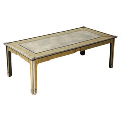 French Art Deco Eglomise Coffee Table, circa 1940
