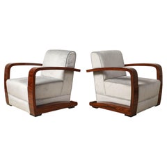Coppia di poltrone in stile Moderno italiano