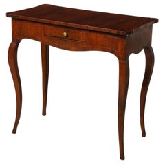 French Louis XV Period Walnut Writing Desk or Side Table, circa 1760