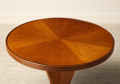 Gio Ponti Carved Walnut Side / Cocktail Table, 1939