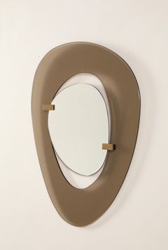Max Ingrand for Fontana Arte Wall Mirror, Italy, 1957