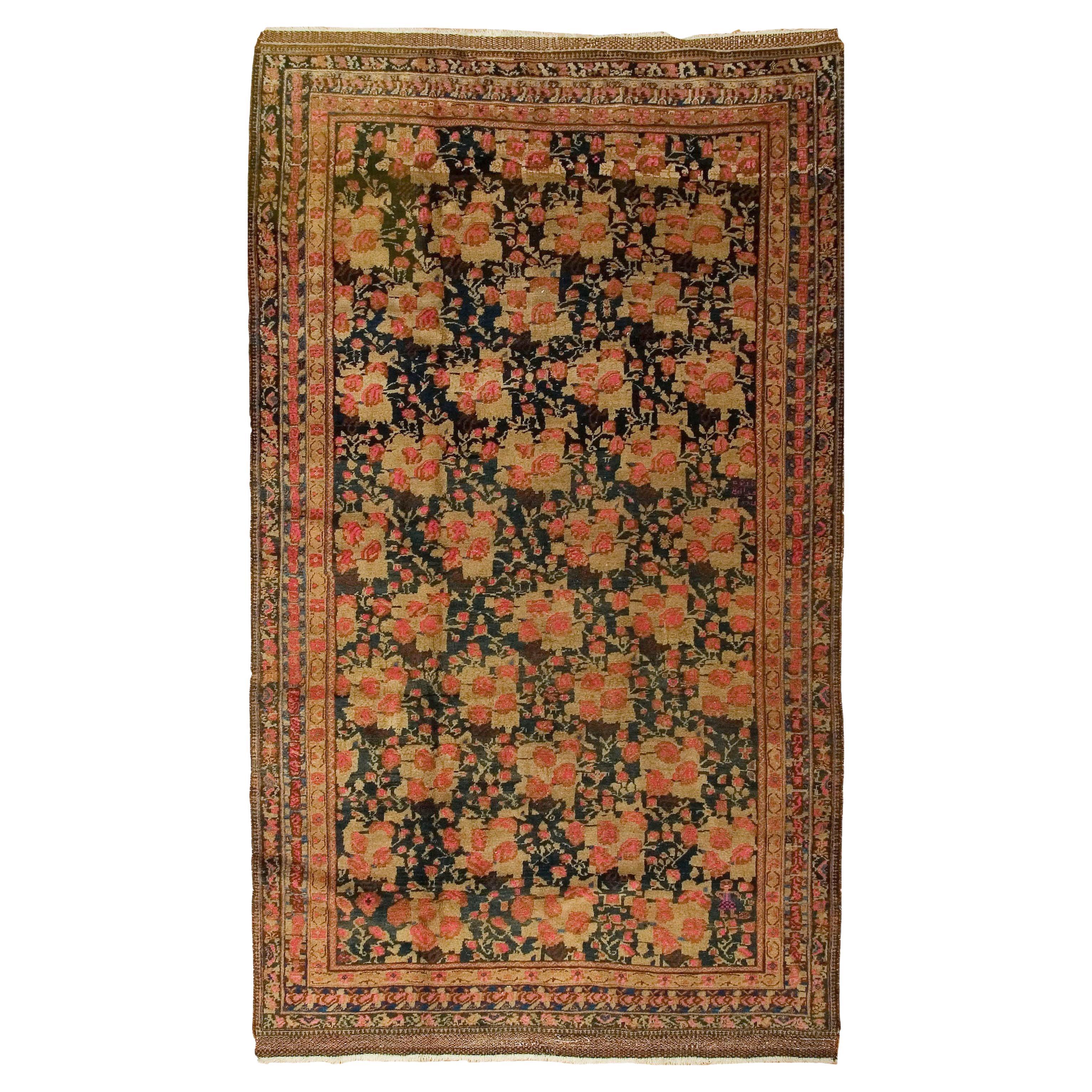 Vintage Persian Afshar Rug Carpet, circa 1940  5'7 x 9'9 For Sale