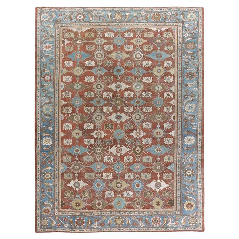 Antique Persian Sultanabad Rug, circa 1890  10'5 x 14'2 For Sale