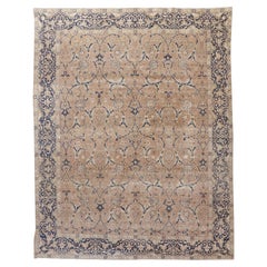 Antique Persian Tabriz Rug Carpet, circa 1900  9' x 11'3