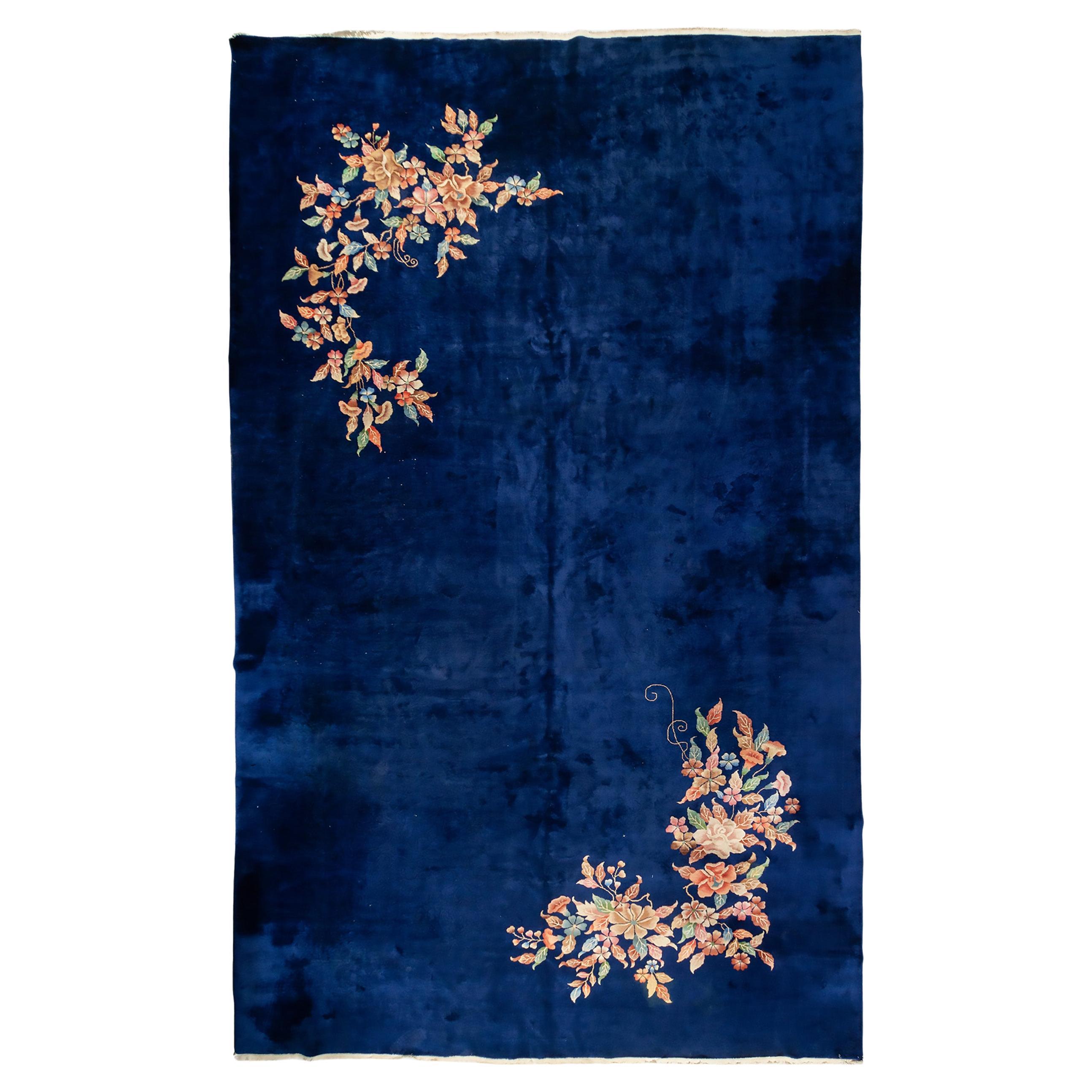 Tapis Art déco chinois ancien  12'x19'3
