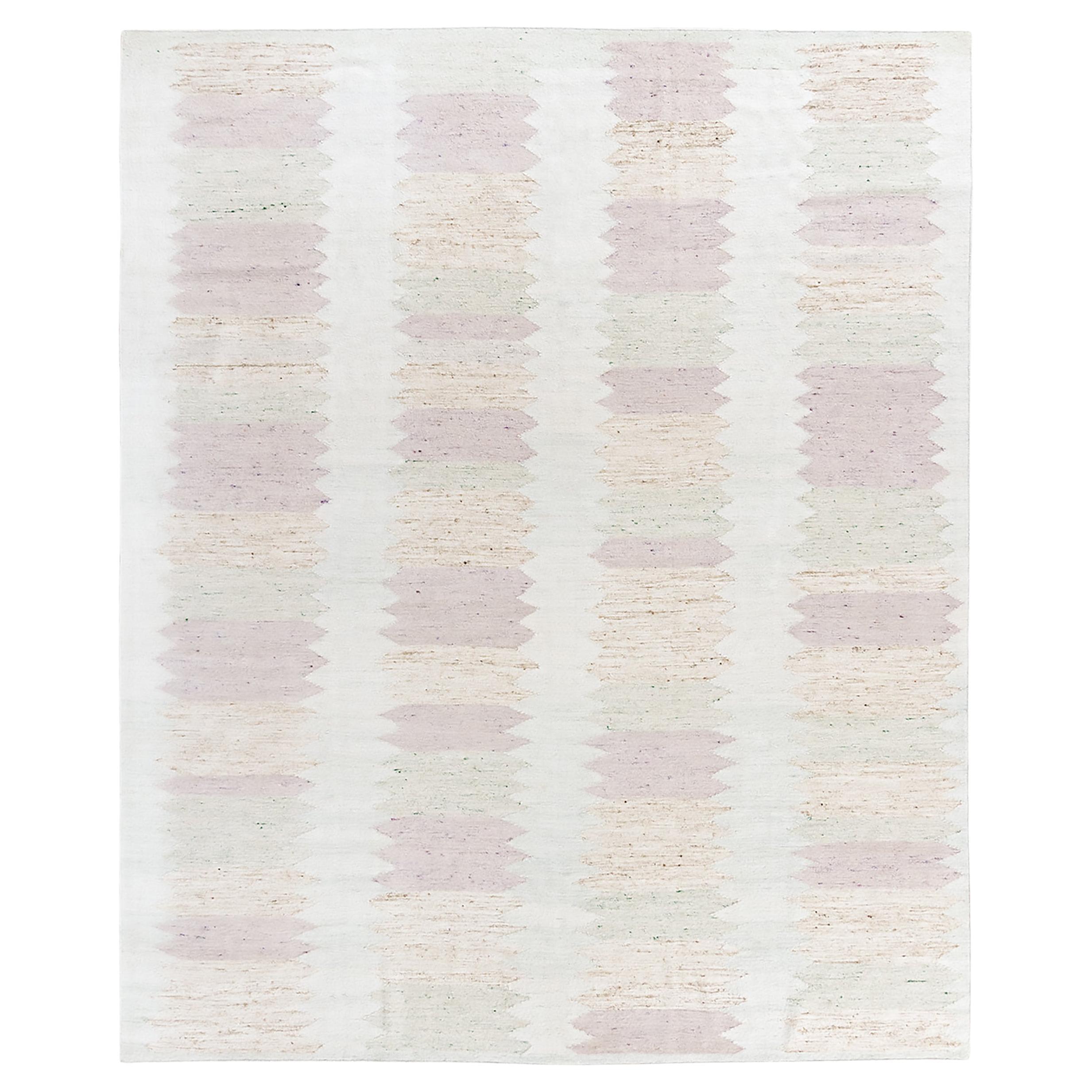 Scandinavo in stile svedese a trama piatta  Tappeto Deco  8' x 10'