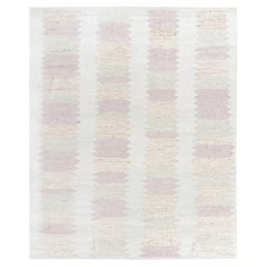 Skandinavisches Flachgewebe im schwedischen Stil  Deko-Teppich  8' x 10'