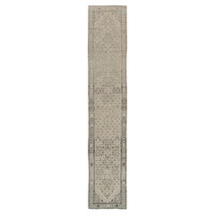 Tapis de couloir persan Malayer vintage 3' x 16'4