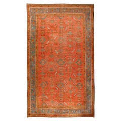 Antiker türkischer Oushak-Teppich 12'4 x 20'6