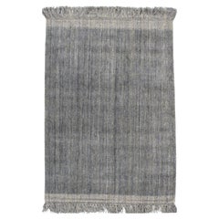 Zeitgenössische Blau Omni Bereich Teppich 4' x 6'