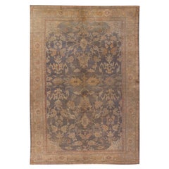 Tappeto antico Sultanabad Rugs blu, 11' x 16'3