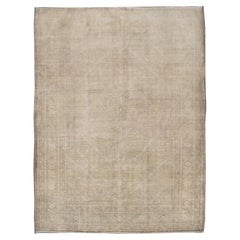 Antique Circa 1900 Subdued Hand Knotted Wool Rug 4'8 x 6'2