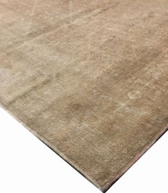 Antique Circa 1900 Subdued Hand Knotted Wool Rug 4'8 x 6'2