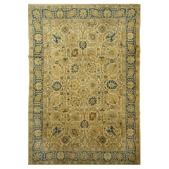 Fine Antique Circa 1920 Hand Knotted Wool Rug 8' x 11'5