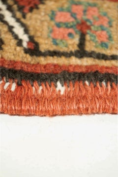 Antique Circa 1920 Red Hand Woven Oriental Wool Rug 10'9 x 19'1
