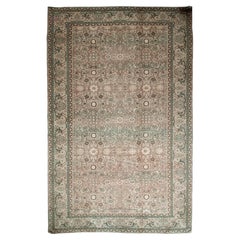 Antique Circa 1920 Subdued Hand Knotted Oriental Wool Rug 10'6 x 16'4