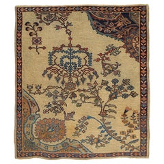 Antique Circa 1900 Hand Knotted Oriental Wool Rug 3'5 x 4'