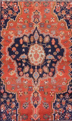 Antique Malayer Rug 4'4 x 6'4