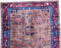 Antique Art Deco Chinese Oversized Mandarin Quality Oriental Rug