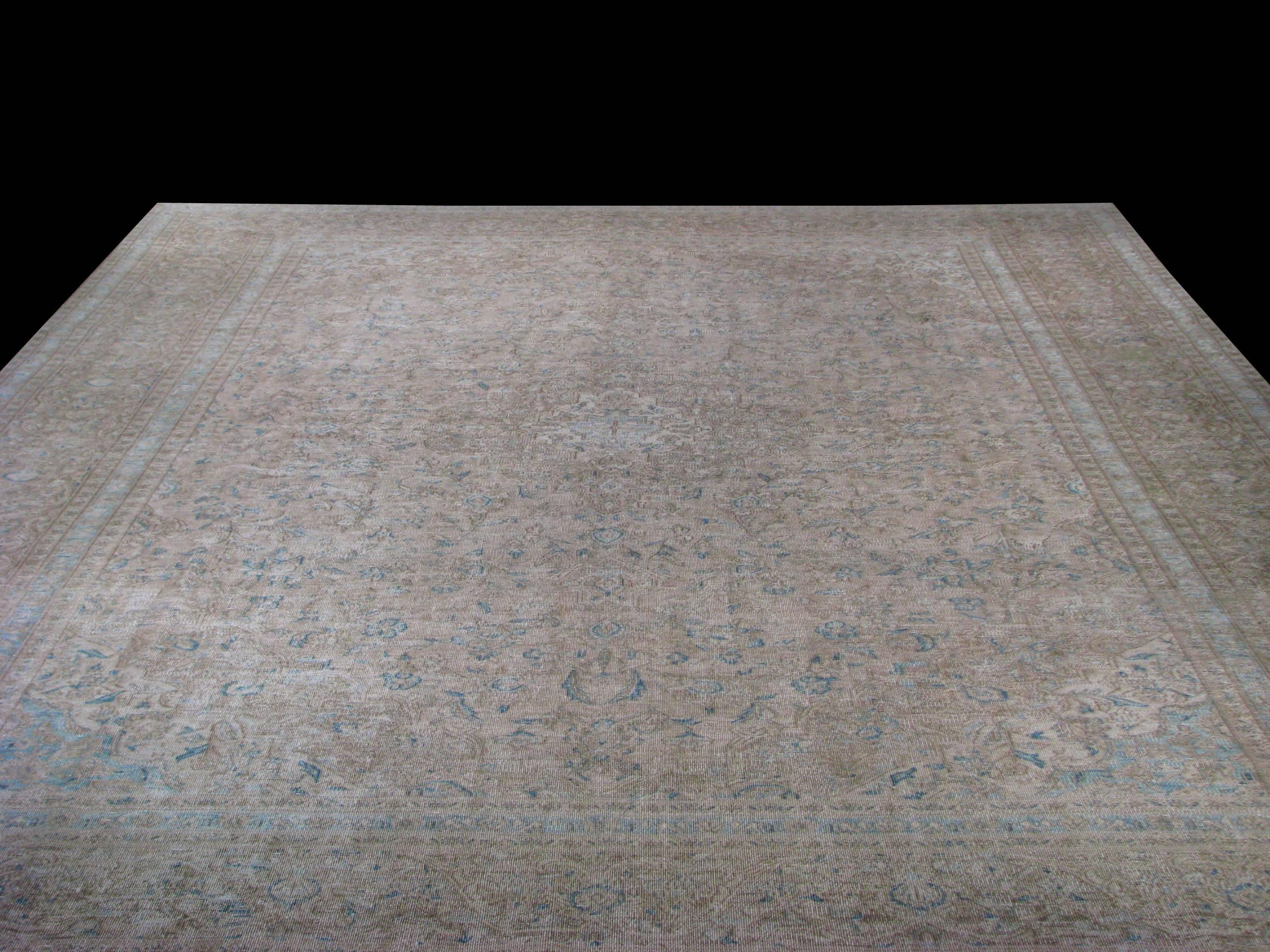 Persian Tabriz Semi Antique Rugs For Sale