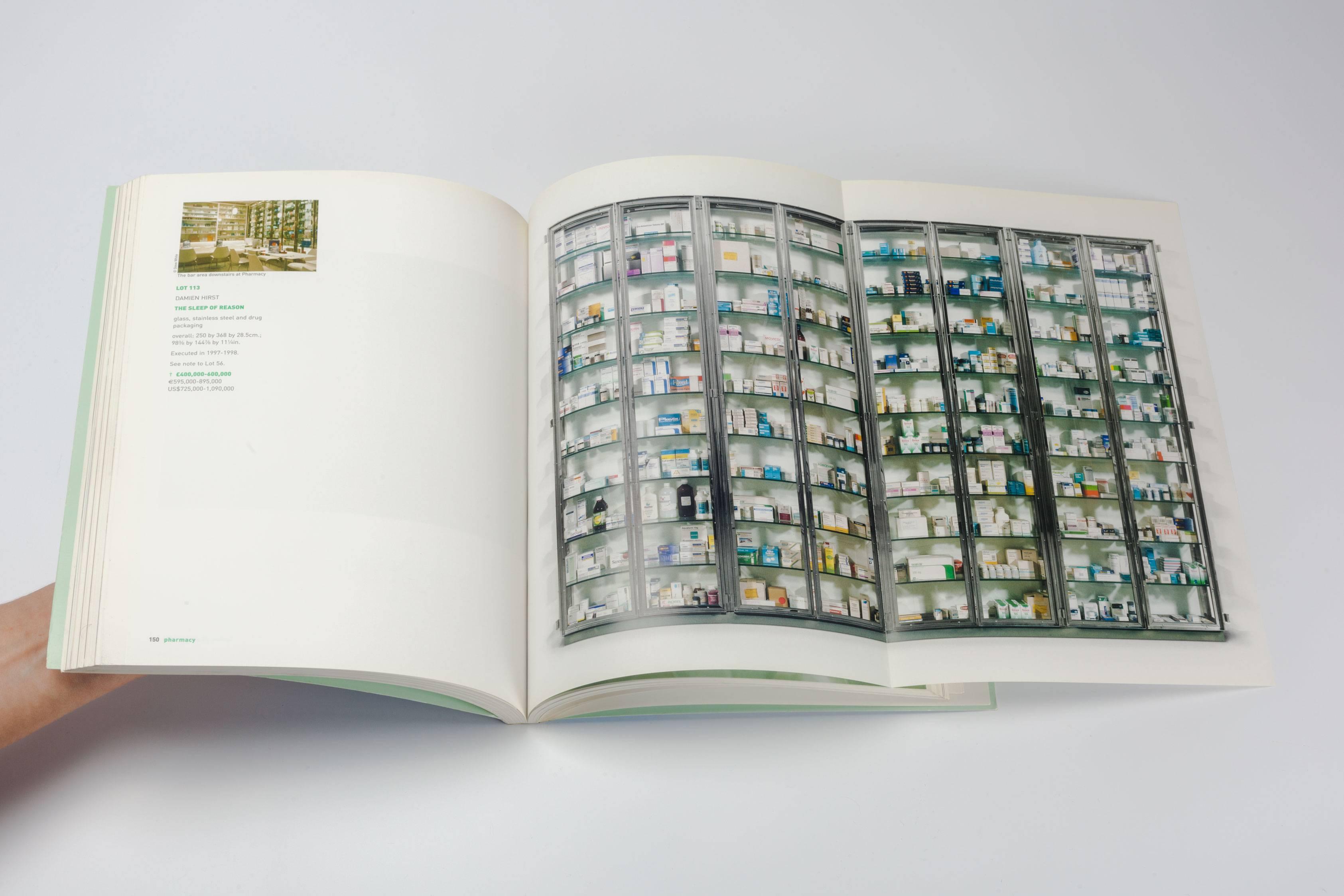 Damien Hirst Pharmacy Catalog with Two Sticker Sheets, Sotheby's, 2004 2