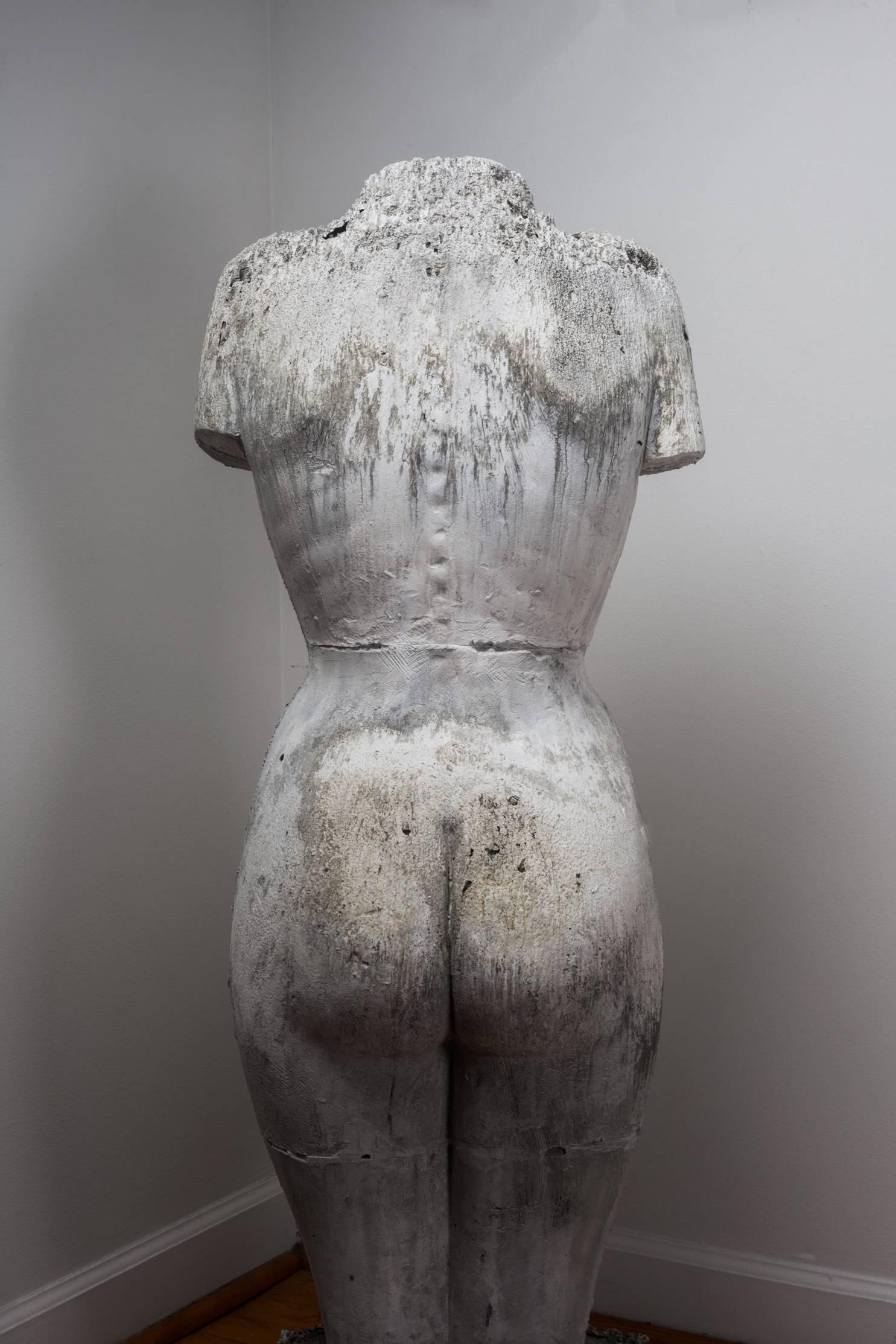 American Large Nude Female Torso Sculpture