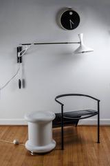Sculptural Chair by Philippe Starck for XO Paris, Black Metal and strings, 1980s