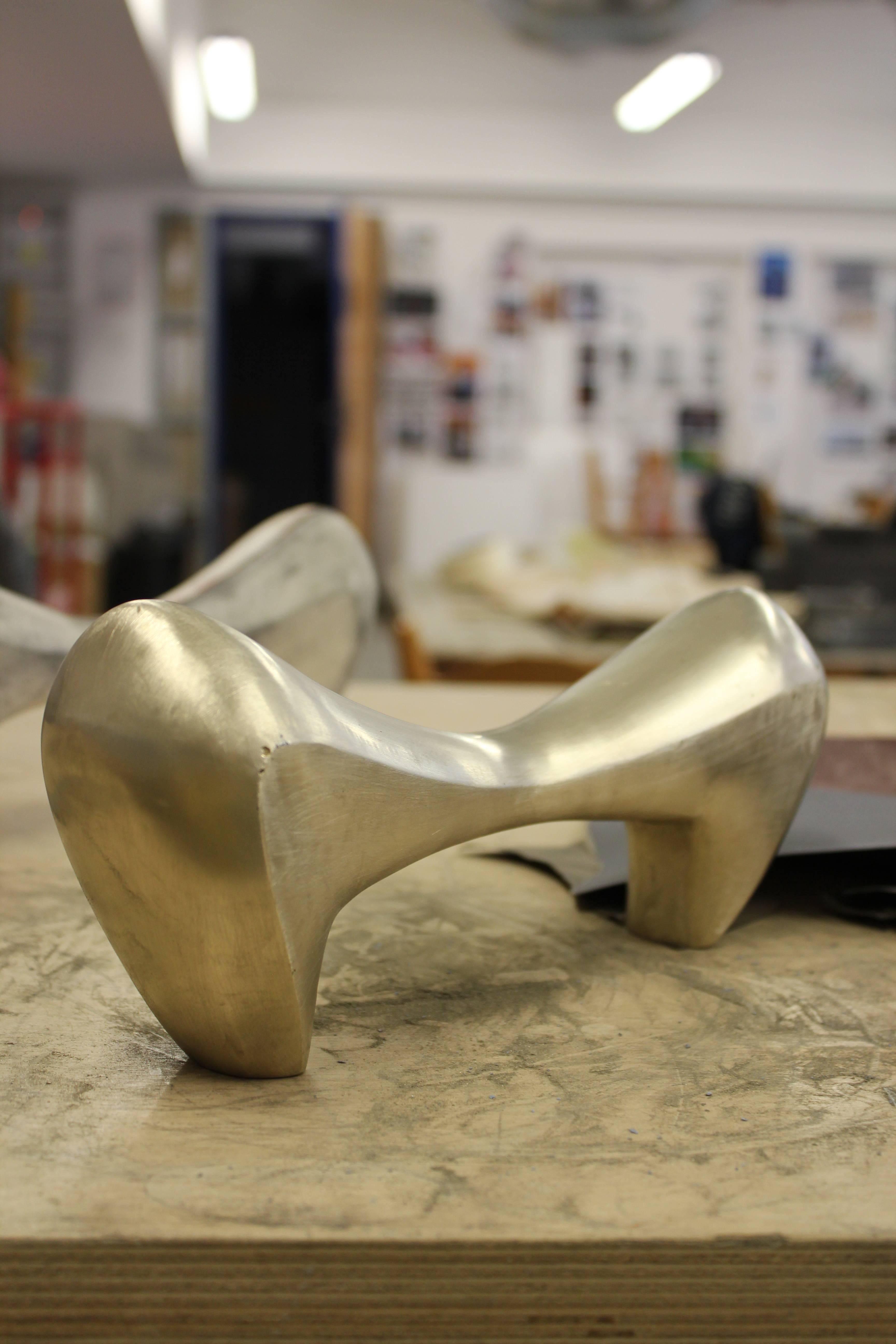 Pair of Solid Brass Weights by A. Krzyżanowska, Editions Philolux, 2016 For Sale 2