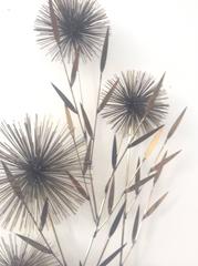 Brass Pom Pom Wall Sculpture by Curtis Jere