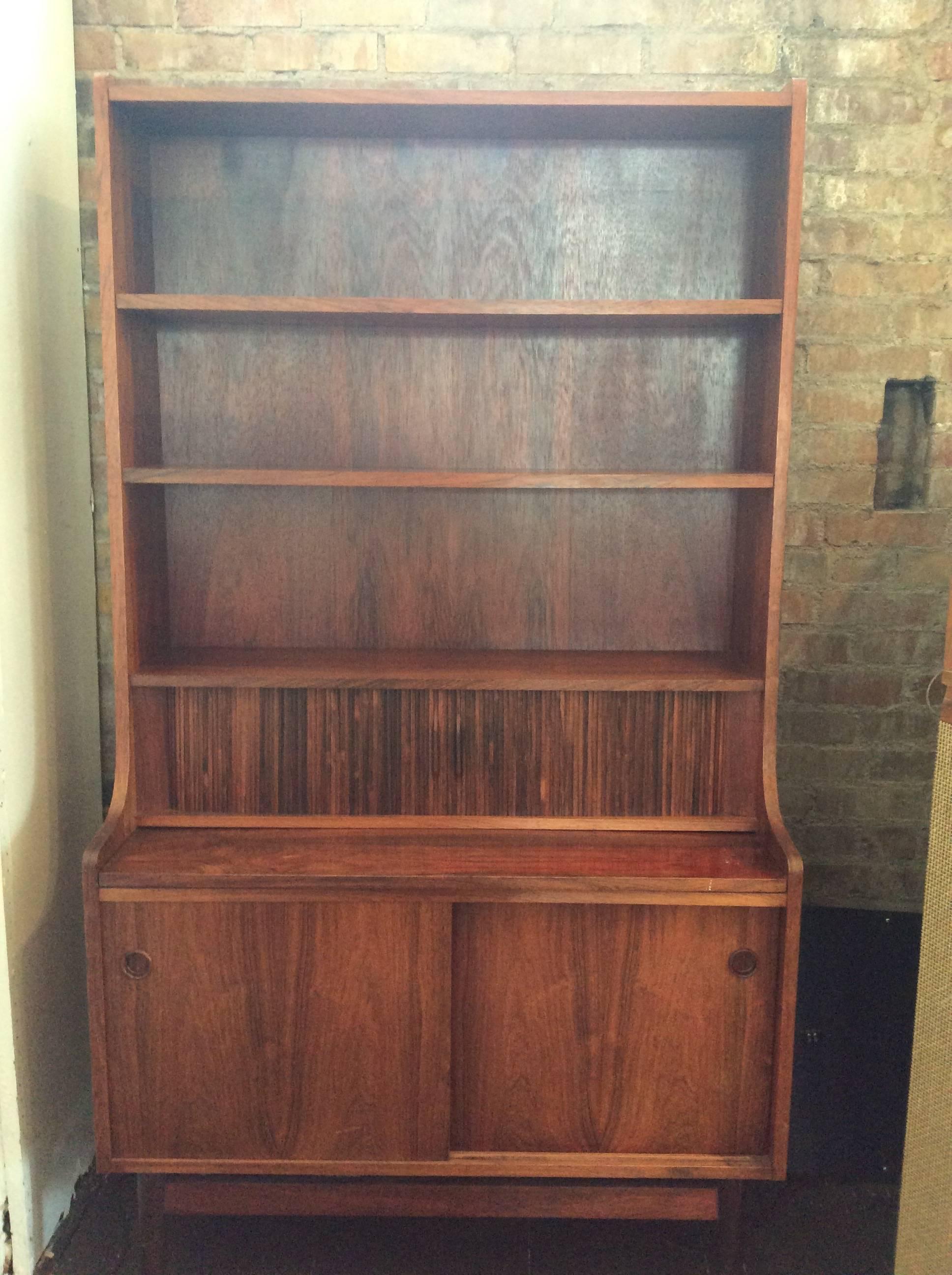 Danish Modern Rosewood Secretary by Børge Mogensen For Sale 1