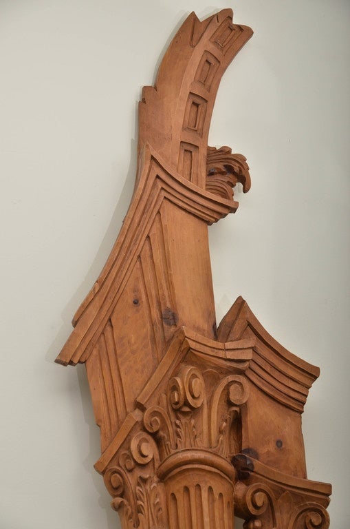 20th Century Italian Carved Olivewood Door Surrounds