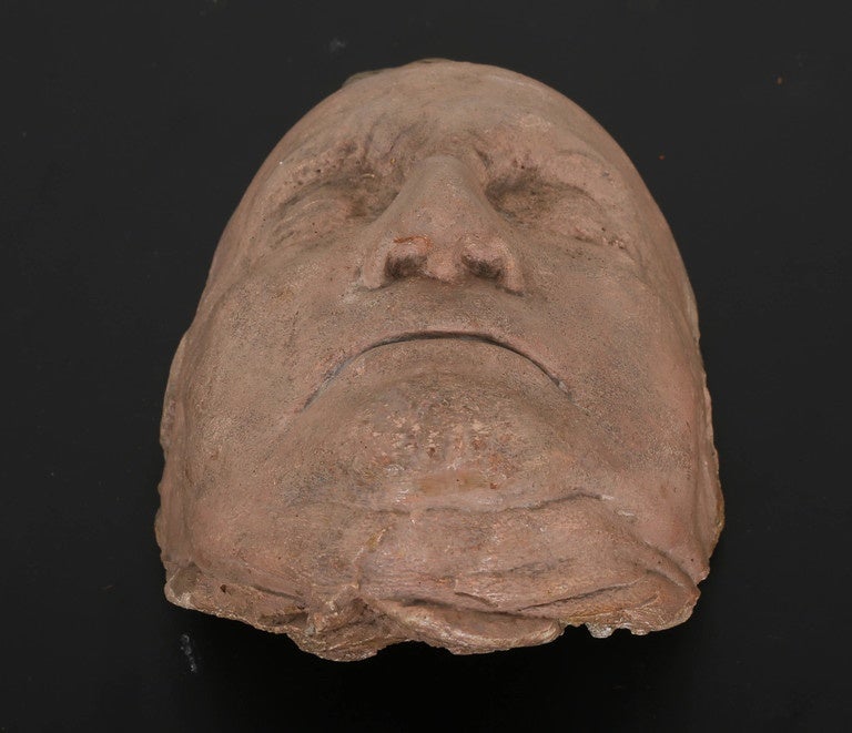 Original Daniel Webster Death Mask found in the estate of Webster family belongings.