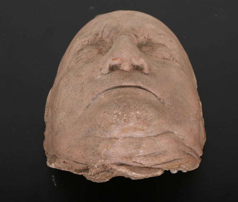 19th Century Daniel Webster Death Mask In Good Condition For Sale In Southampton, NY