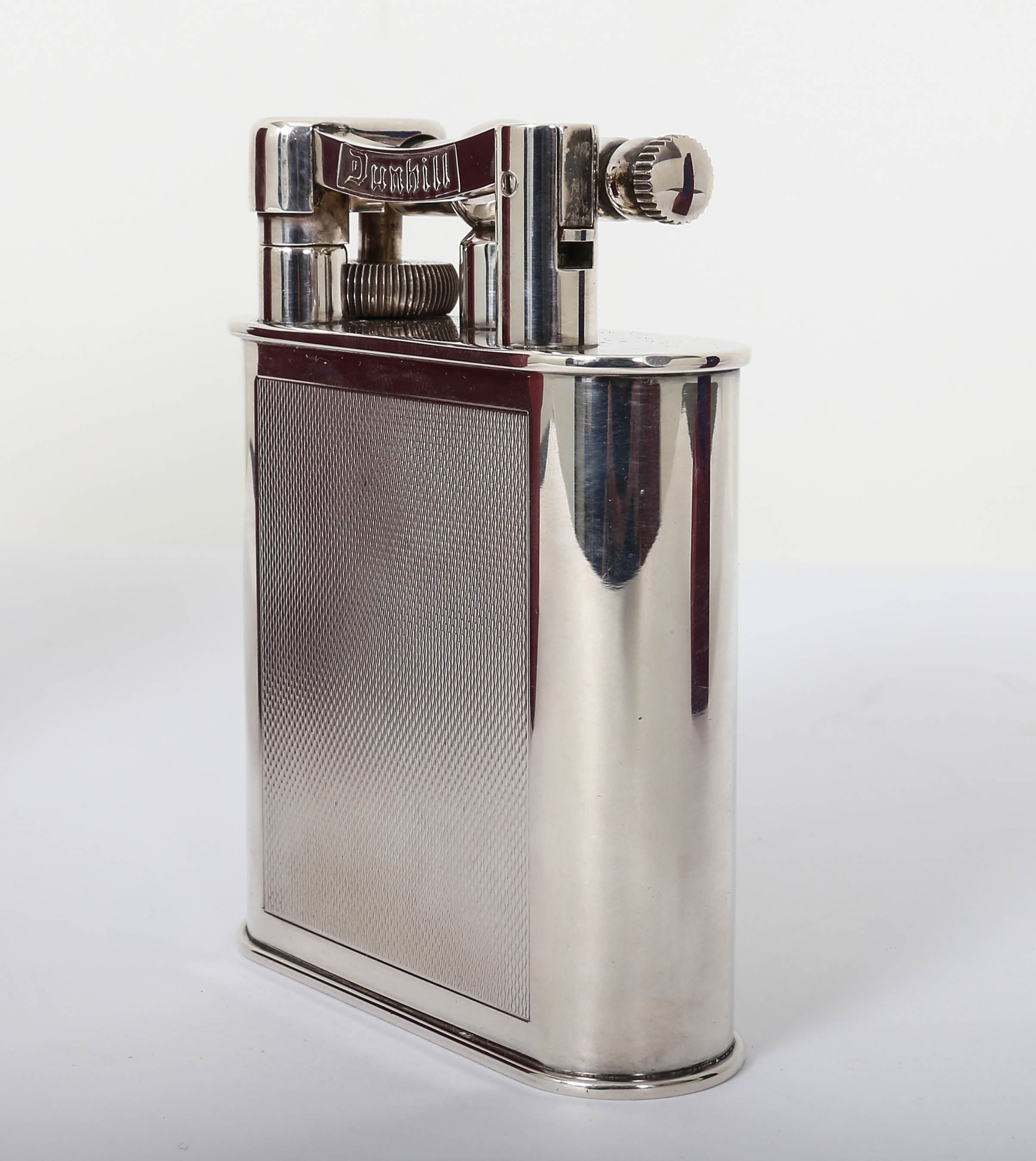 English Dunhill Giant Table Lighter, Swing Arm