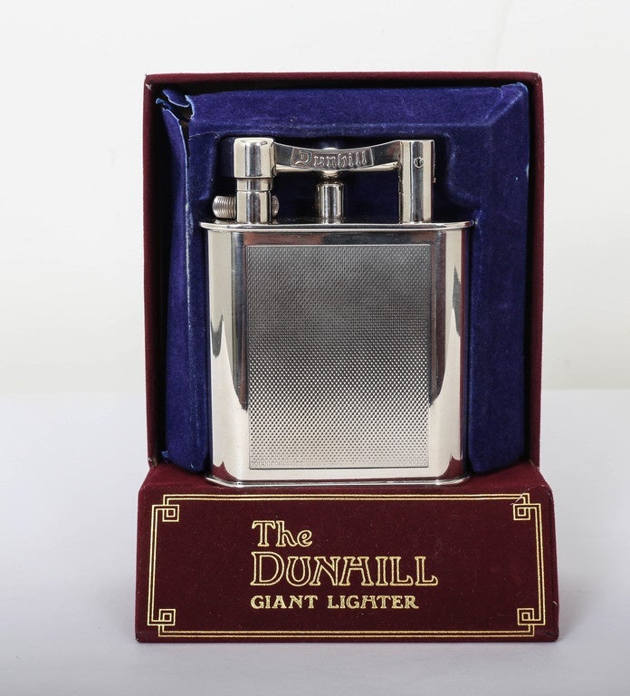 Dunhill Giant Table Lighter, Swing Arm at 1stdibs