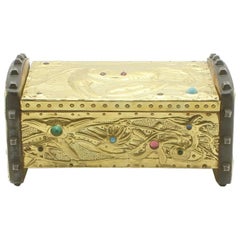 Alfred-Louis-Achille Daguet Art Nouveau Crab Box, circa 1900