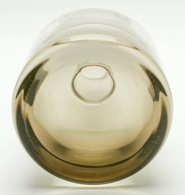 Holmegaard Smokey Glass Christer Decanter Per Lutken For Sale at 1stdibs