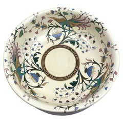 Large ceramic wash set Boch Freres Stamp set of 2