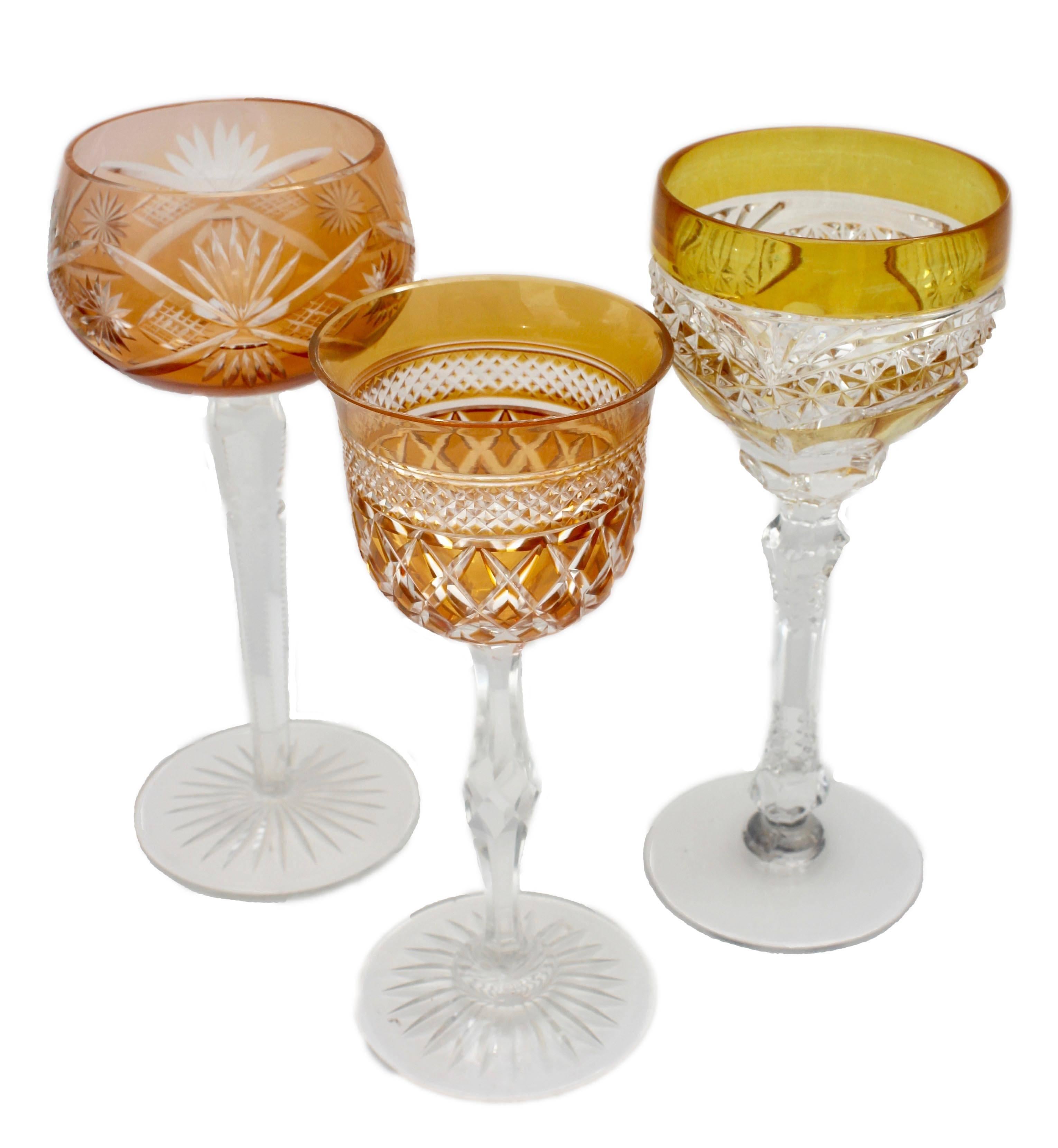 lead crystal wine glasses