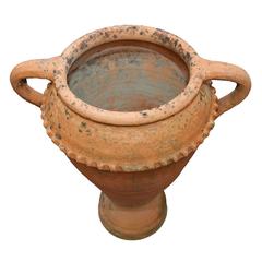 Large Late 19th Century Greco/Roman Style Terracotta Olive Jar, circa 1880