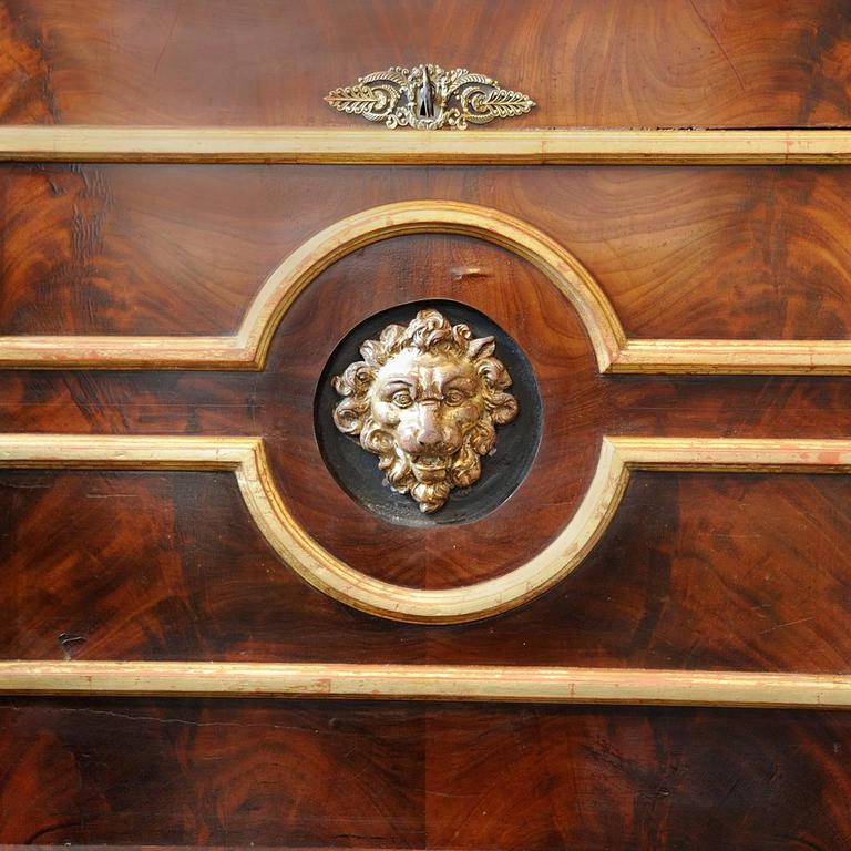 French Early 19th Century Napoleonic Secretaire a Abattant, circa 1820 1