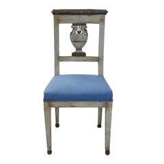 Napoleonic Period Directoire or Empire Painted Side Chairs, circa 1790
