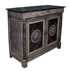French Empire, Early 19th Century Painted Buffet, circa 1820