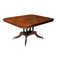 English Regency Mahogany Breakfast or Centre Table, circa 1810